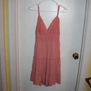 Ecowish Short Dusty Pink Dress